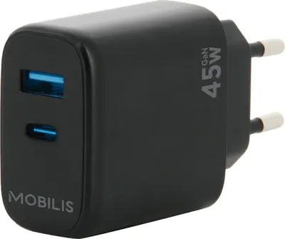 Image de Mobilis 001363 chargeur universel pour appareils mobiles Noir AC Auto