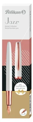 Zdjęcie produktu dla Pióro wieczne Pelikan Jazz Noble Pearl z etui