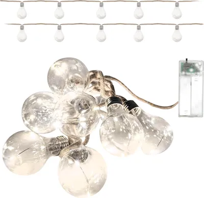 Produktbild von com-four® dekorative Lichterkette - angenehmes, warmweißes Licht