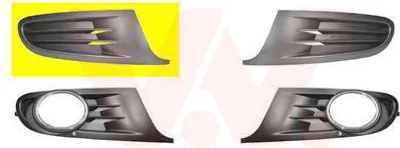 Image de Grille d'aération VAN WEZEL pour pare-chocs avant de la VW GOLF VI (5K1)
