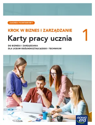 Immagine prodotto di Krok w biznes i zarządzanie 1. Liceum i technikum. Karty pracy ucznia. Zakres podstawowy