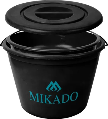 Obrázok produktu pre Rybárske vedro, miska a veko Mikado Bait 25 l