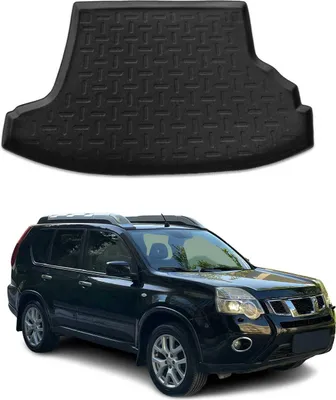 Image de Bac de coffre pour Nissan X-Trail 2001-2007 Caoutchouc TPE Noir
