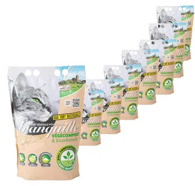 Produktbild von Solidchoice – Pflanzenbasierte Katzenstreu, Vegecompost, 4 Liter (8 Stück)