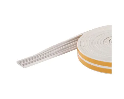 Produktbild von fix-o-moll E-Profildichtung selbstklebend weiß 6 m 4 x 9 mm