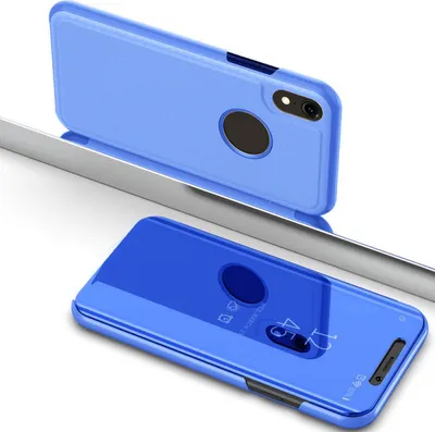 Produktbild von Handyhülle für Apple iPhone XS Max Smart Cover Schutzhülle Clear View Case Blau