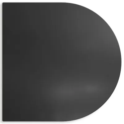 Produktbild von Terrasse - Metall - Feuerfeste Bodenschutzplatte - Grill-Unterlage - 100x100 cm - Schwarz - Hitzeschutzplatte - Outdoor - Grillzubehör
