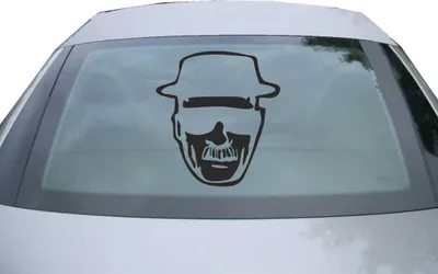 Produktbild von Indigos UG - Aufkleber Heckscheibe & Motorklappe DE2054 - schwarz - 600x549 mm - Methylamphetami - Auto Scheiben Fenster Heckklappe Tuning Racing JDM - Die cut
