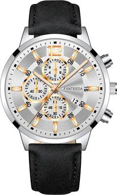Produktbild von Nico Uhr – Sportlich-elegante Herrenuhr in Schwarz/Roségold KP11708