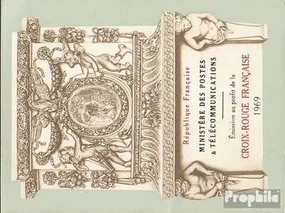 Produktbild von Briefmarken Frankreich 1969 Mi 1692-1693MH (kompl.Ausg.) postfrisch Rotes Kreuz