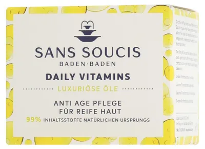 Imagen del producto de Vitaminas diarias Sans Soucis, aceites , cuidado antiedad (50 ml)