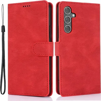 Produktbild von Samsung Galaxy A55 Hülle - Coverup Klapphülle - Rot