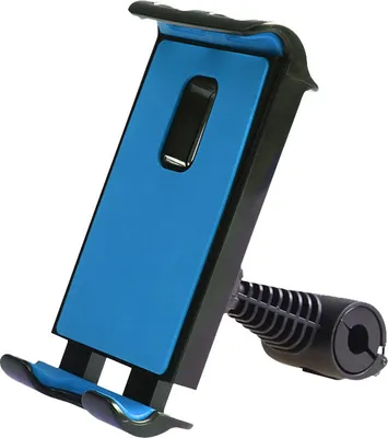 Image de Support de tablette réglable pour Ipad, Support universel pour dossier de siège 4-12 pouces bleu