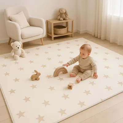 Obrázok produktu pre Podložka pre bábätká, 200 x 150 cm - Obojstranná a vodoodolná