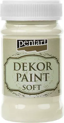 Obrázek produktu pro Křídová barva Dekor slonová kost/slonová kost 100ml - Pentart