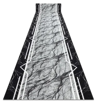 Image de TAPIS DE COULOIR antidérapant 80 cm MARMUR Marbre, calcul gris gris 80x400 cm