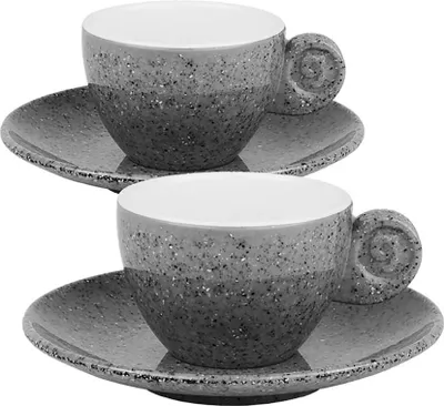 Produktbild von Gimex Espresso Set Melamin Classic Line Granite