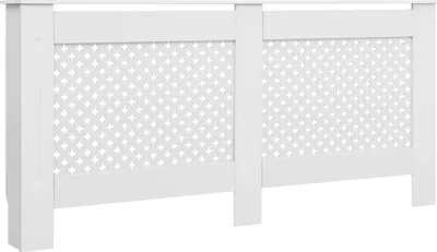 Produktbild von vidaXL Heizkörperabdeckung Weiß 172×19×81,5 cm MDF