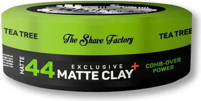 Obrázok produktu pre Hlina na vlasy Shave factory Matte Clay 44 Tea Tree 150ml