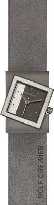 Produktbild von Rolf Cremer UhrTurn S 507715 Lederband, Edelstahl, grau
