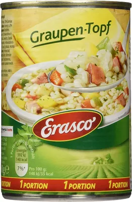 Image de Erasco Potée de gris avec beaucoup d'orge perlé et de légumes frais 400g