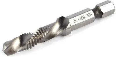 Image de Foret à percussion M8 pour fonte malléable et acier