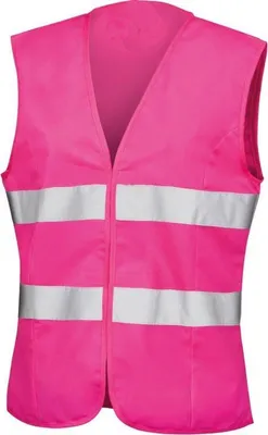 Produktbild von CHPN - Sicherheitsweste - Rosa Weste - Reflektierende Weste - Sicherheitsweste - Sicherheitsweste - Weste - Fluoreszierende Weste - Straßenbau - Sicherheitsweste - S - Verkehr