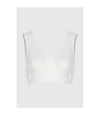 Produktbild von 6er Pack Damen Bustier Body BH Unterhemden Weiß XL (110) Ohne Bügel Weiß Schwarz Sport K-8