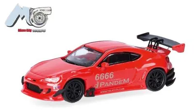 Produktbild von Herpa 87MC000074 - 1:87 MicroCity: Toyota GT86, rot - Neu
