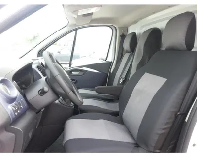 Immagine prodotto di Coprisedili premium/per i sedili anteriori di Opel Vivaro 2014+ / Renault Trafic, grigio