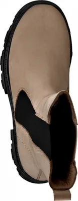 Produktbild von MARCO TOZZI Damen Stiefelette Chelsea Boot Stretch Plateau Traktorsohle 2-25402-29, Größe:39 EU, Farbe:Beige