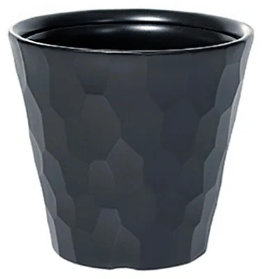 Produktbild von Prosperplast Blumentopf Rocka - Anthrazit - fur den Ausenbereich - 12 l - 30 cm