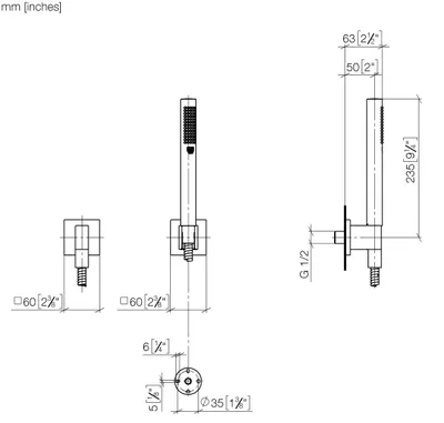 Produktbild von Dornbracht 27808980-27 Schlauchbrausegarn. SERIENSPEZIFISCH