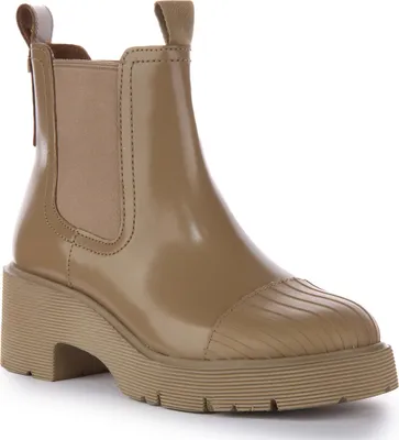 Produktbild von Camper Milah Leder Chelsea Stiefel Beige – 5 W Großbritannien – 38 EU – 7,5 W USA