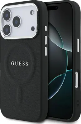 Obrázok produktu pre Guess - Hardcase Classic Logo MagSafe puzdro pre iPhone 17 Pro - čierne
