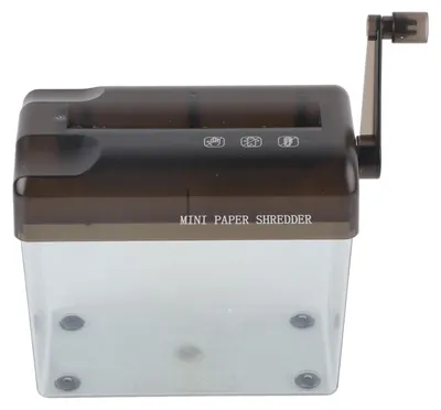 Produktbild von Handbuch Papier Shredder tragbare kompakte Struktur Einfacher Betrieb Handkurbel für Office Desktop Homegray