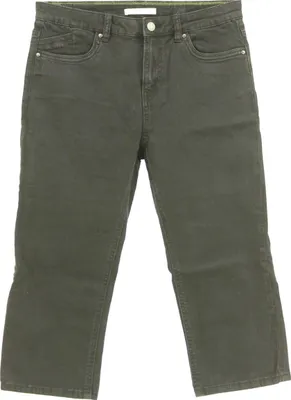 Produktbild von 32969 Esprit, Medium Rise Cropped , 3/4 Damen Jeans, Stretchdenim, black, D 28 W 29