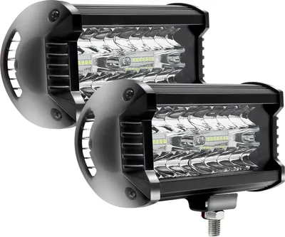 Produktbild von CCLIFE Led Arbeitsscheinwerfer 12V Scheinwerfer Auto TraktorIP67 Offroad 6500K Wasserdicht Arbeitslicht Spotlight für SUV CushHom, 7 Zoll 120W 2pcs