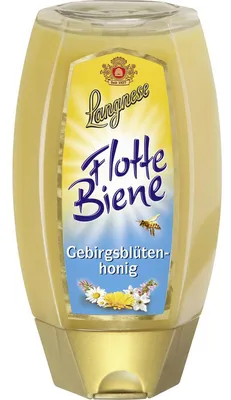 Image de Langnese Flotte Biene Miel de fleurs de montagne (bouteille de 250g)