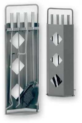 Produktbild von FIREFIX K2402 Kaminbesteck 5-teilig, 230 x 140 x 660 mm (BxTxH), Besteckteile un