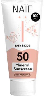Image de Crème solaire pour bébés et enfants SPF 50 Baby & Kids (Mineral Sunscreen) 100 ml