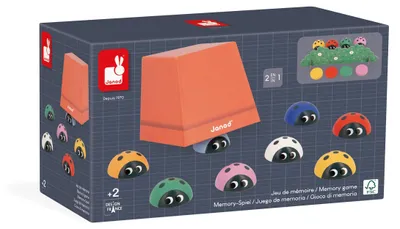 Produktbild von Janod - Pädagogische Produktpalette - Marienkäfer-Memoryspiel - Farben Lernen -