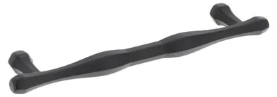 Imagen del producto de Manija para muebles de zamak. Distancia entre agujeros: 128 mm. Acabado:  mate