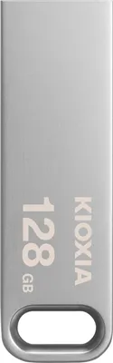 Image de Clé USB Kioxia TransMemory U366 128 Go USB Type-A 3.2 Gen 1 (3.1 Gen 1) Gris (LU366S128GG4)
