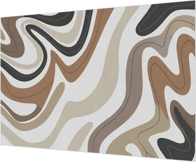 Produktbild von Wandtapete - Dekorative Tapete für Wohnzimmer - Tapetenfolie für Wanddekoration - 208x146 cm - Harmonische Wellen