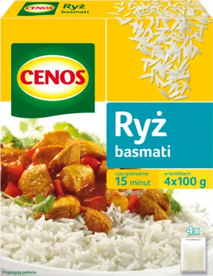 Produktbild von Cenos Basmati-Reis 400 G (4 Beutel)