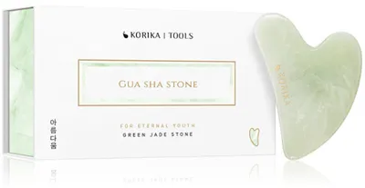 Produktbild von Gua Sha-Stein aus grü ner Jade ( Gua Sha Stone)