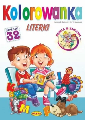 Produktbild von Kolorowanka Literki. Edukacyjna z naklejkami