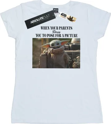 Produktbild von Star Wars - "The Mandalorian Force" T-Shirt für Damen BI43102 (XXL) (Weiß)