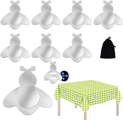 Produktbild von Schwere Edelstahl-Tischdeckengewichte für draußen, 8er Pack